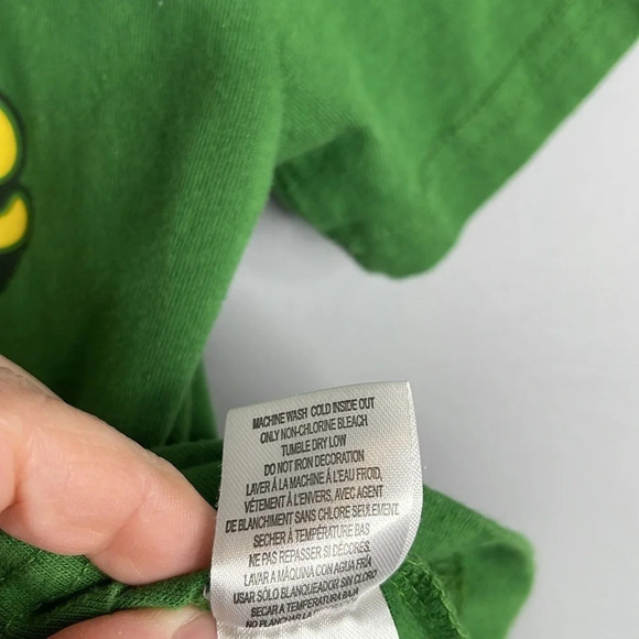 JOHN DEERE I’m the Little Brother Green Graphic Crewneck Tee Size 18M - Picture 6 of 9